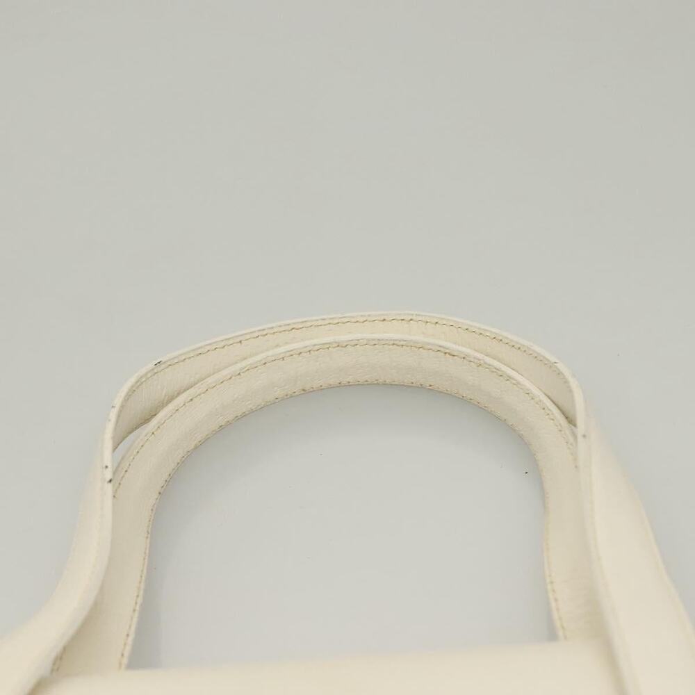 GUCCI Shoulder Bag Leather White Gold - Picture 9 of 12